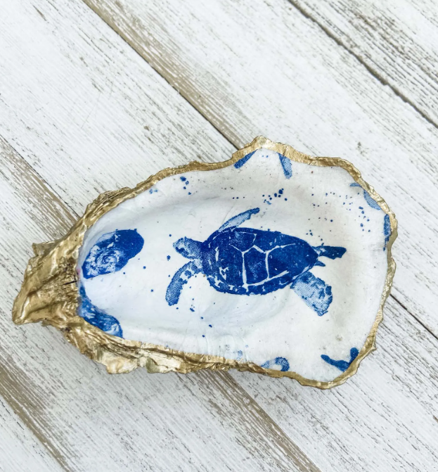 Under the Sea Oyster Shell Ring Dish