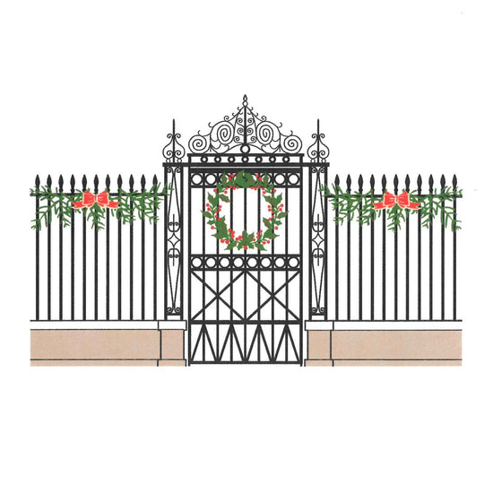 Fireproof Building Ironwork Christmas Card