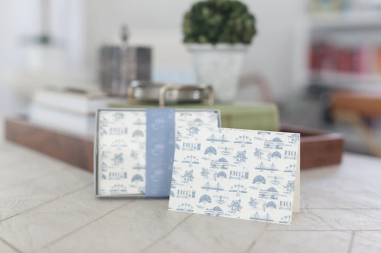 Toile Boxed Stationery Set by Dodeline Design